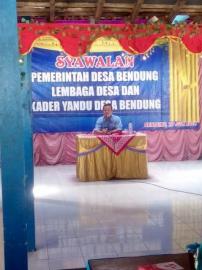 Syawalan Pemerintah Desa, Lembaga Desa dan Kader Yandu Desa Bendung